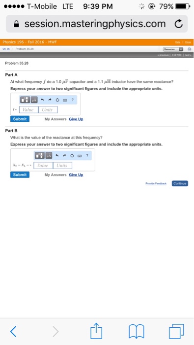 Solved At What Frequency F Do A 1 0 Mu F Capacitor And A Chegg Com