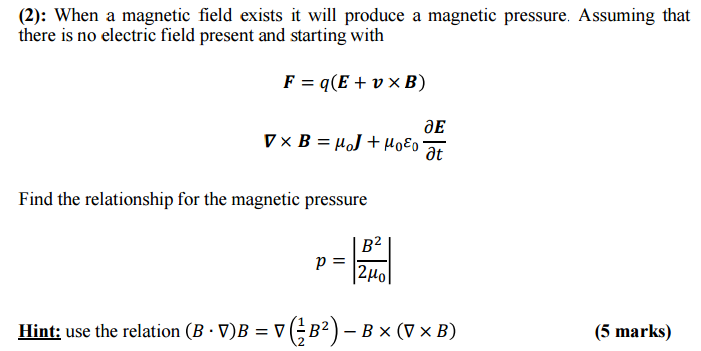 Solved When a magnetic field exists it produce a | Chegg.com