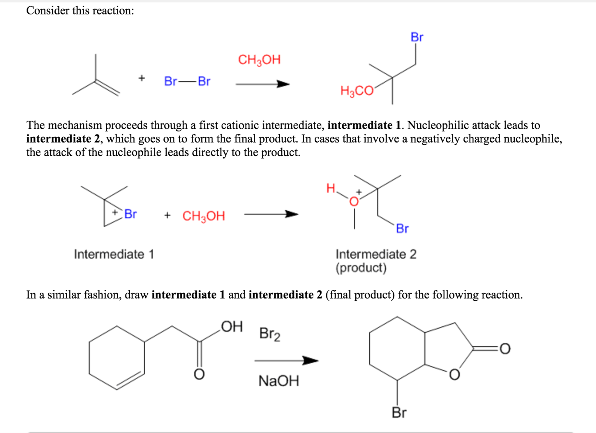 Solved: Consider This Reaction: The Mechanism Proceeds Thr... | Chegg.com