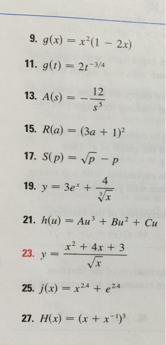 Solved 9 G X X2 1 2x 11 G T 2t 3 4 13 A S 12 1 Chegg Com