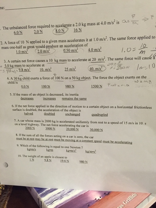 Solved A 30 Kg Child Exerts A Force Of 100 N On A 50 Kg O Chegg Com