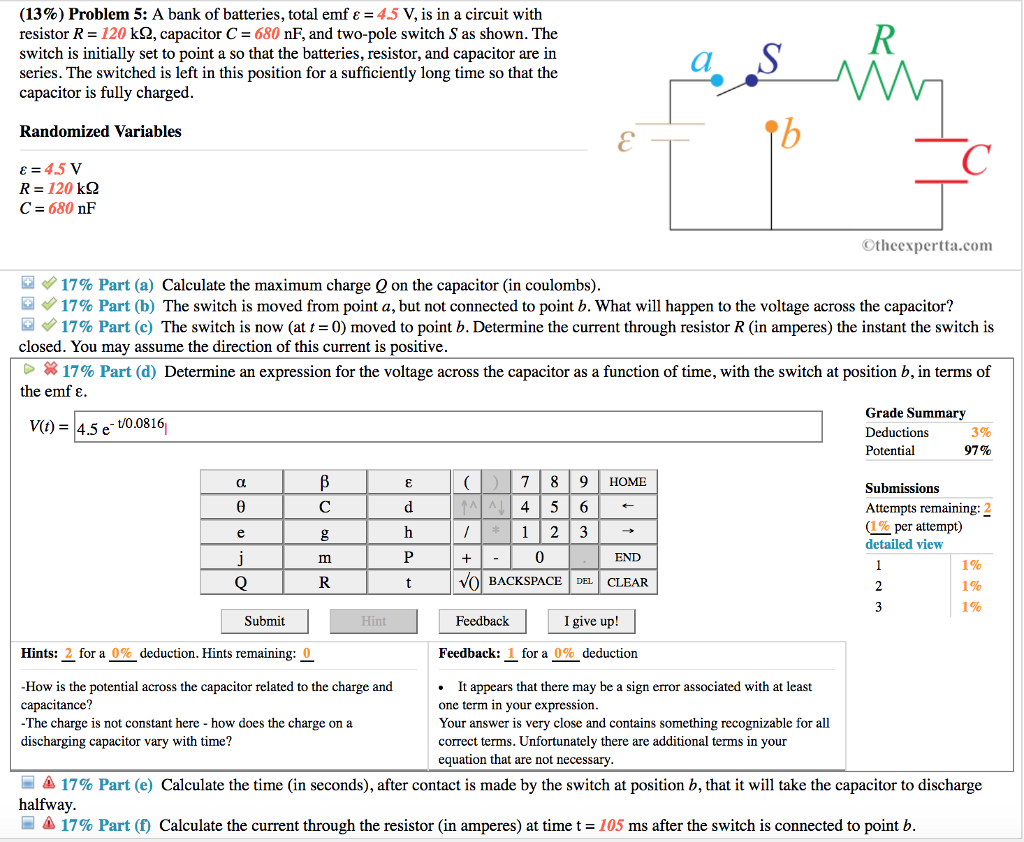 Solved (13) Problem 5 A Bank Of Batteries, Total Emf ε