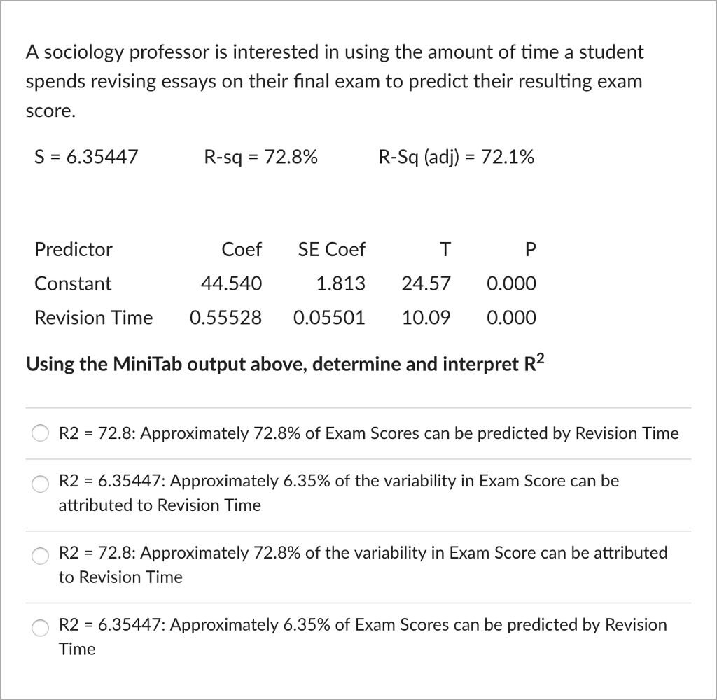Thesis Statement Essay Example A Sociology Professor Is Interested In Using The Amount Of Time A Student Spends Revising Essays My English Class Essay also Thesis Statement Persuasive Essay Solved A Sociology Professor Is Interested In Using The A Essay About Healthy Diet
