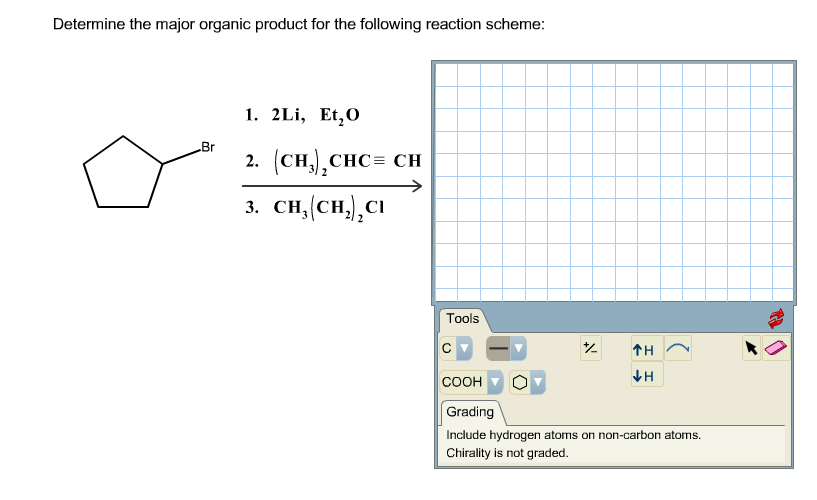 Determine The Major Anic Product For The Following Chegg 