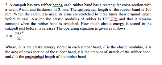 The Effect Of Temperature On Rubber Band Elasticity