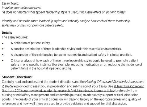 descriptive essay hospital