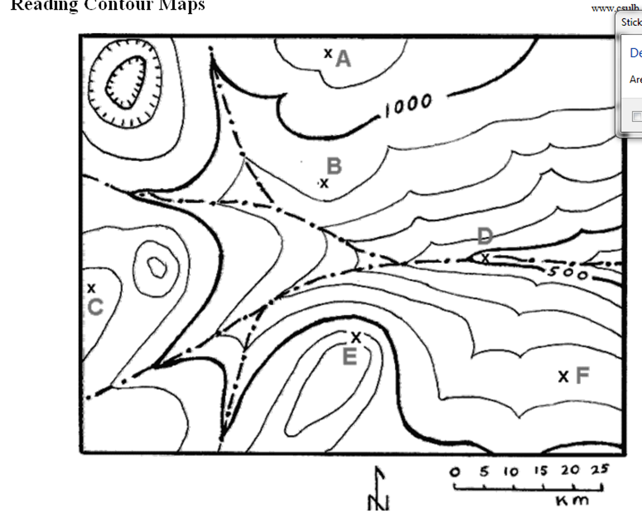 Reading Contour Maps  What is the contour interval