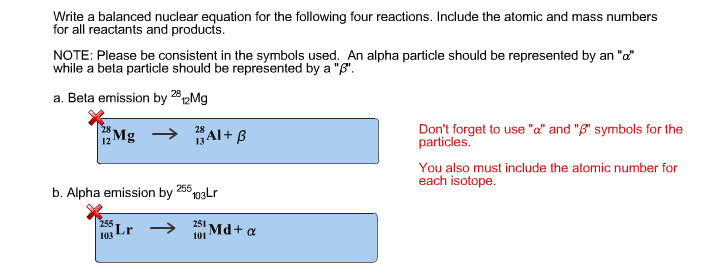 Beta nuclear equation picture