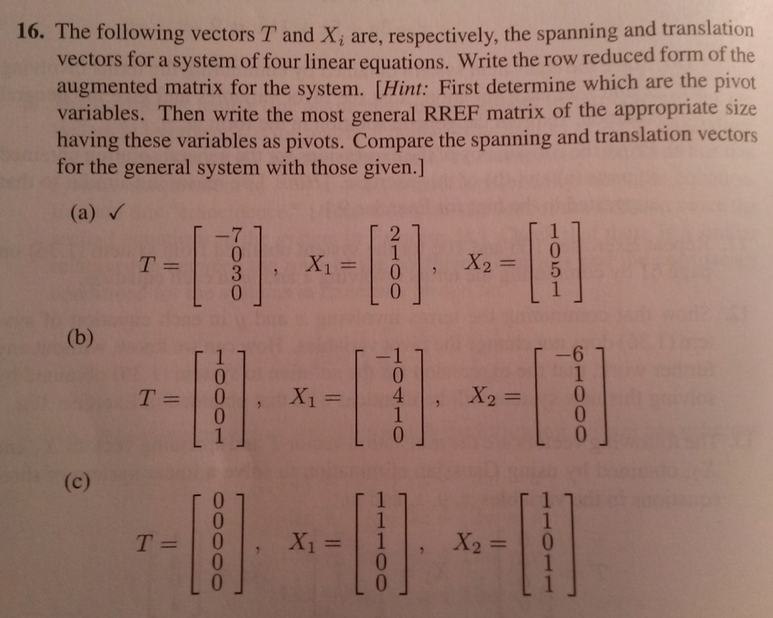 Xi T Following And Respectively The ... Vectors Are,