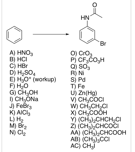 Solved Br A Hno O Cro3 B Hci P Cf3co3h C Hbr Q So3 Chegg Com