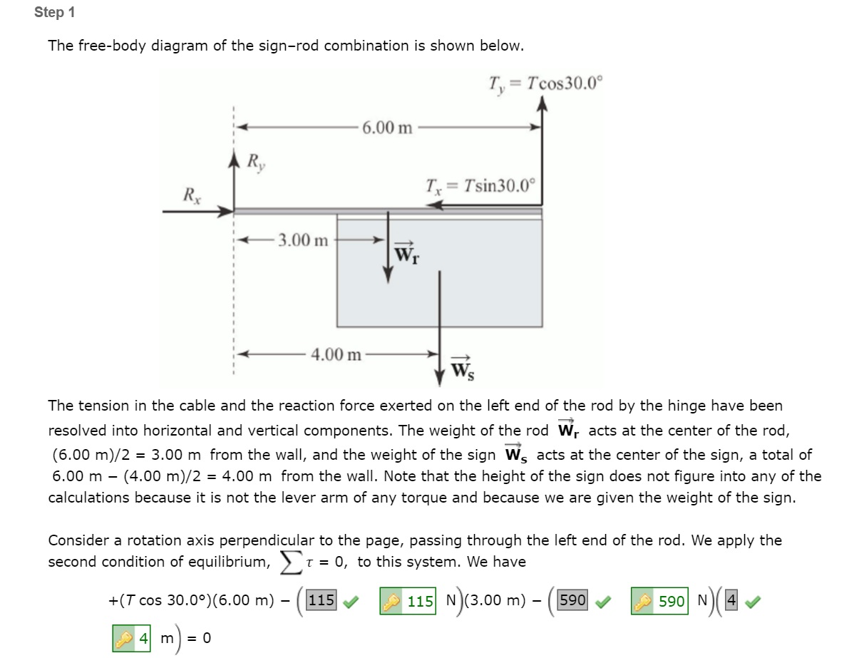 Solved Constants A 3.00-m-long, 140-N, uniform rod at the