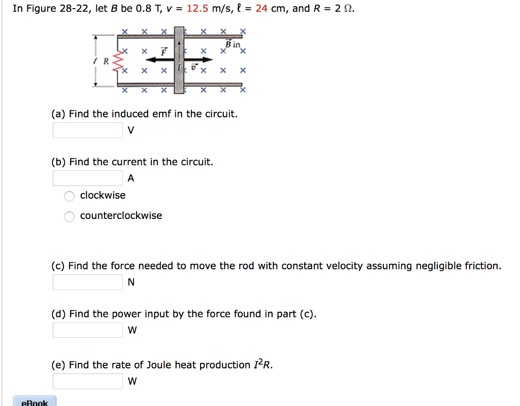 Solved In Figure 28 22 Let B Be 0 8 T V 12 5 M S Chegg Com