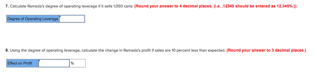 Question posted in text below Ramada Company produces one golf cart model. A partially complete...-3