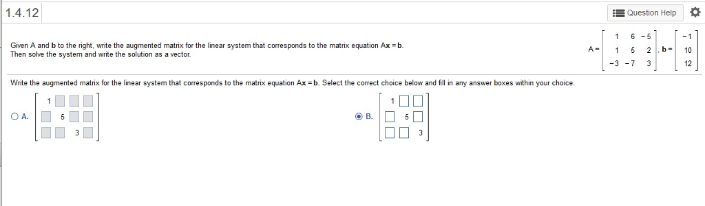 Solved 1412 Question Help 1 6 51 1 Given A And B To The