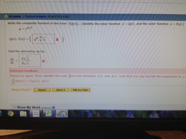 Solved Write The Composite Function In The Form F G X Chegg Com