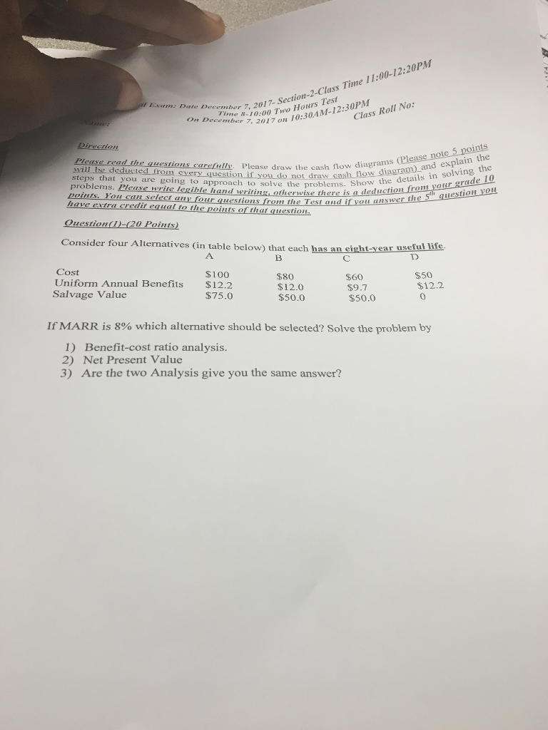 Section-2-Class 11:00-12:20PM B0:00 Time ... 2017- E Solved: T