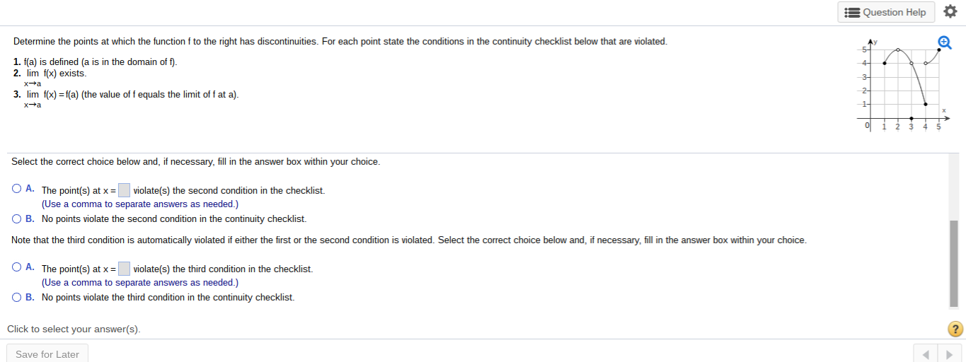 solved determine the points