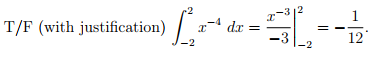 T/F (with justification) L,-.dz.4, 12 -2