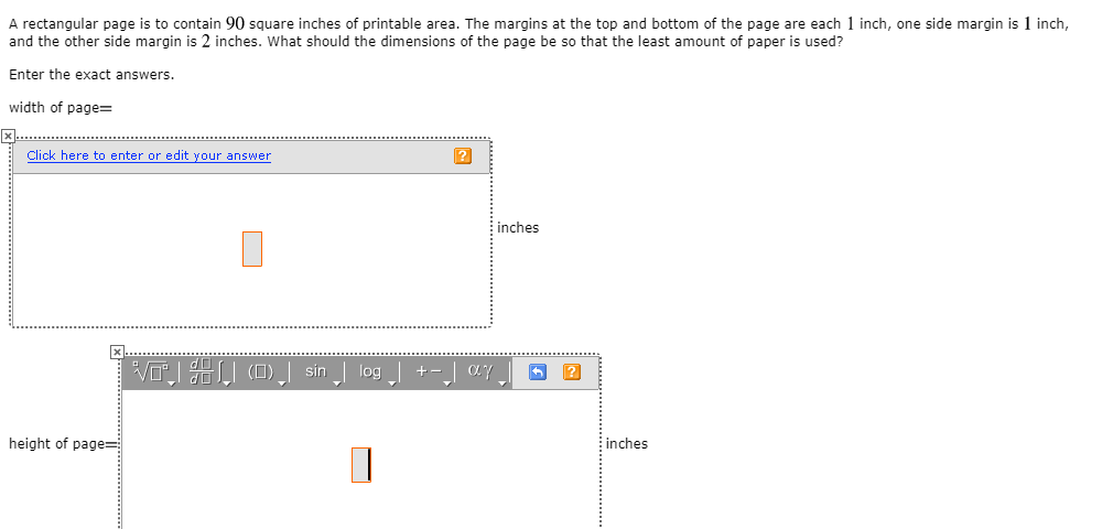 Fixed: A Rectangular Site Is Towards Include things like 90 Sq. Inches picture relating to Printable Margins titled Settled: A Rectangular Website page Is In the direction of Incorporate 90 Sq. Inches