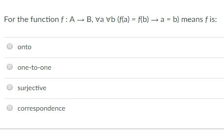 Solved For The Function F A B Va Vb F A F B A B Mean Chegg Com