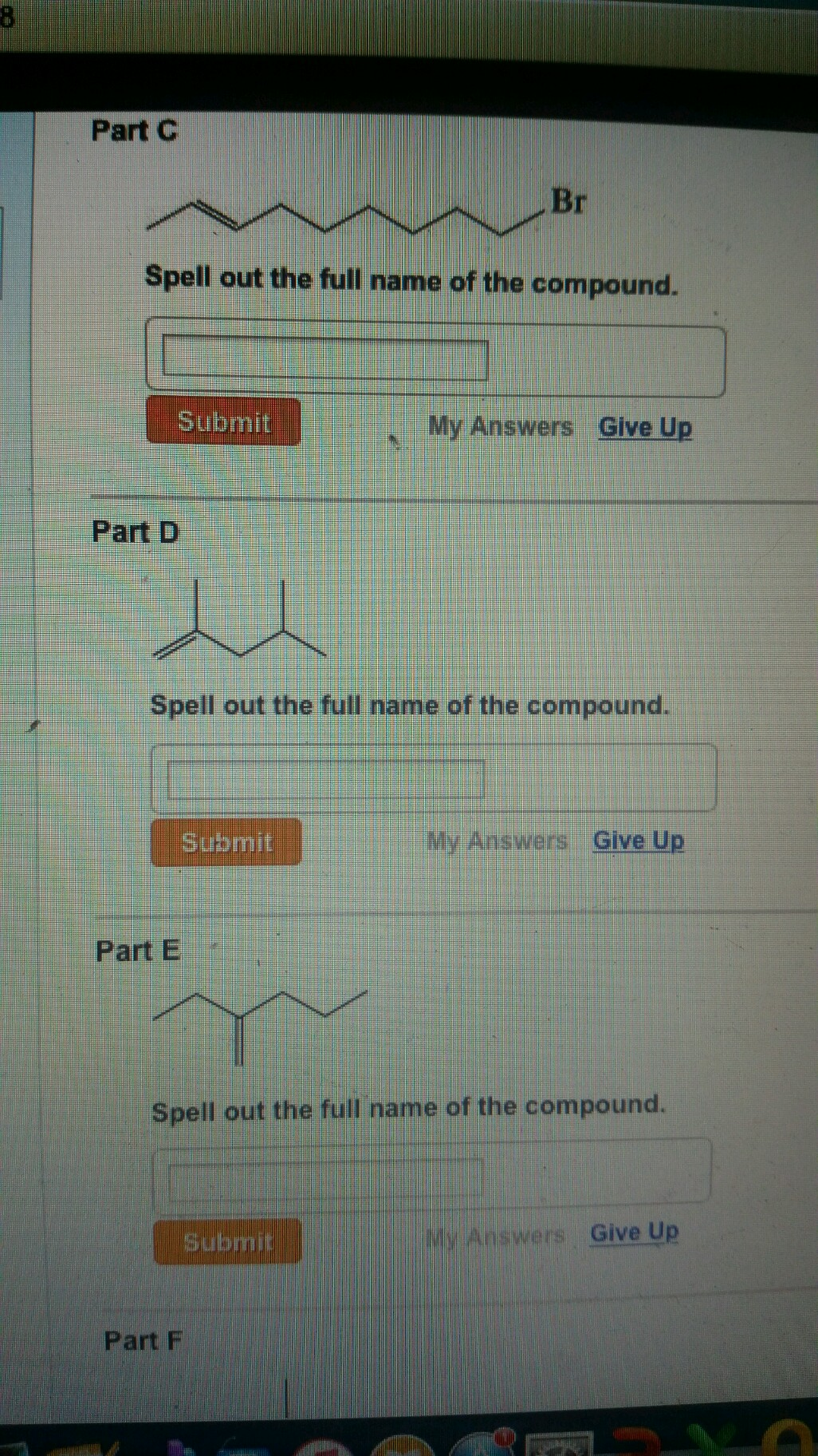 Solved Spell Out The Full Name Of The Compound. Spell Out