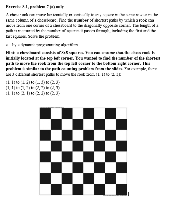 Rooks on Chessboard - Problems and Algorithms