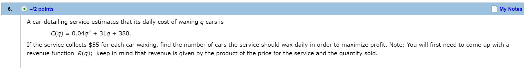 Car Detailing Cost >> Solved A Car Detailing Service Estimates That Its Daily C Car Detailing Cost >> Solved A Car Detailing Service Estimates That Its Daily C