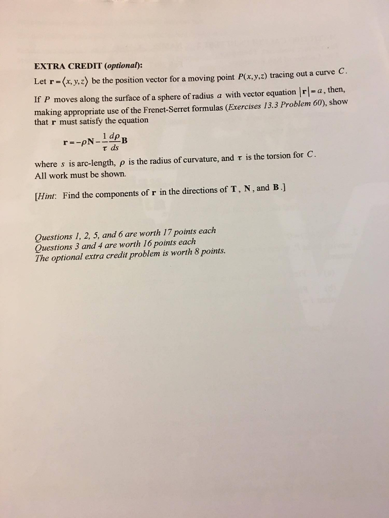 Solved Extra Credit Optional Let R Xy Z Be The Posit Chegg Com