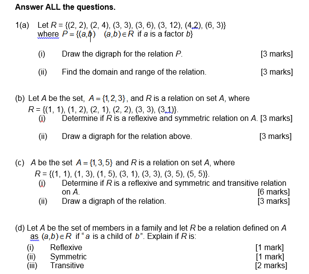 Solved Answer All The Questions 1 A Let R 2 2 2 4 Chegg Com