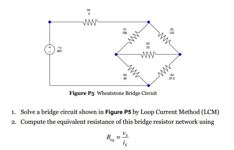 wheatstone bridge equivalent resistance