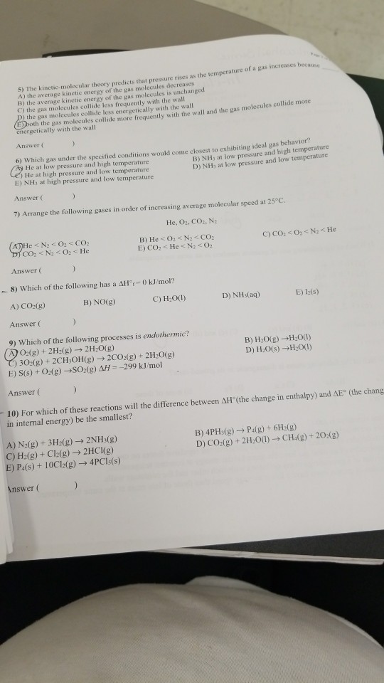 Kinetic theory and states of matter worksheet answers image