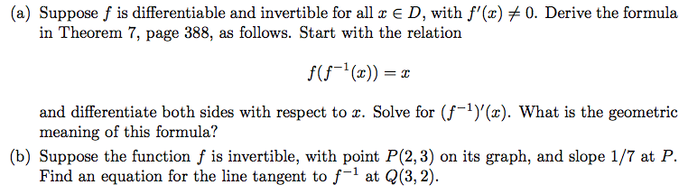 The Theorem 7 They Are Referring To Is The Inverse Chegg Com