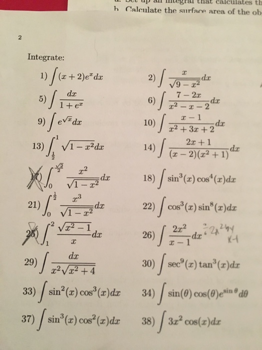 integrate x 2 e 2x dx