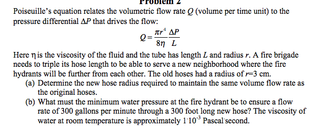 volumetrix flow rate q