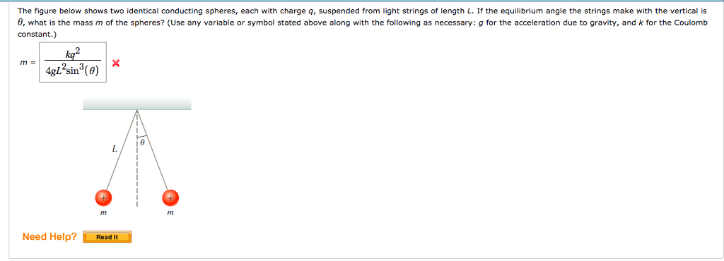 The Figure Below Shows Two Identical Conducting Chegg Com