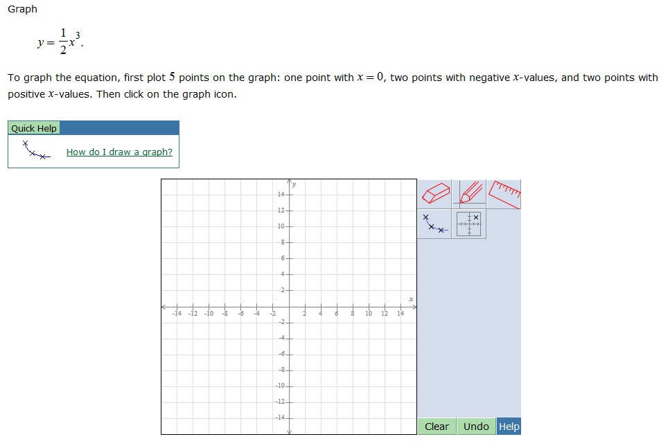 Solved Graph Y 1 2x 3to Graph The Equation First Plot 5 Chegg Com