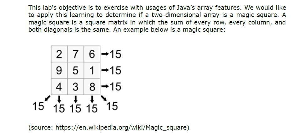 Magic square - Wikipedia