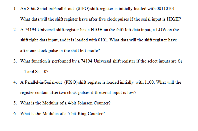 8 bit parallel in serial out shift register vhdl code