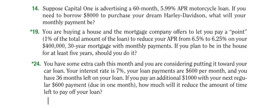 Capital One Motorcycle Loans >> Solved 14 Suppose Capital One Is Advertising A 60 Month Capital One Motorcycle Loans >> Solved 14 Suppose Capital One Is Advertising A 60 Month