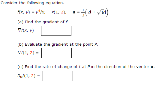 Solved Consider The Following Equation F X Y Y4 X P Chegg Com