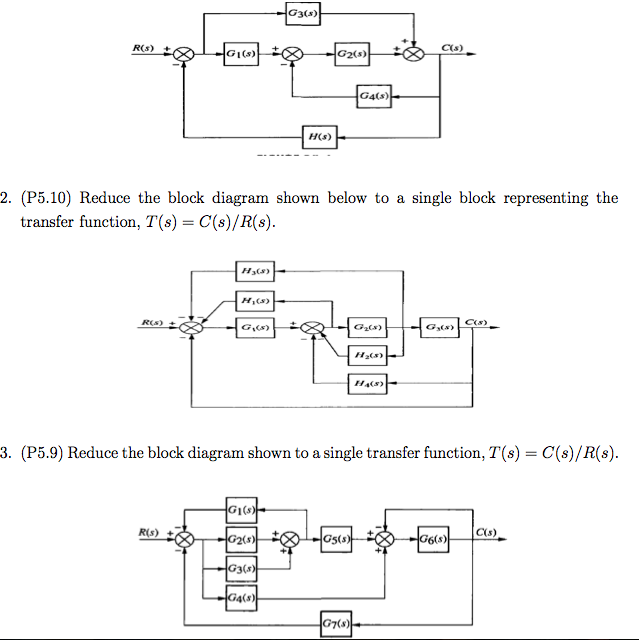 Solved 1 P5 4 Reduce The System Shown Below To A Singl Chegg Com