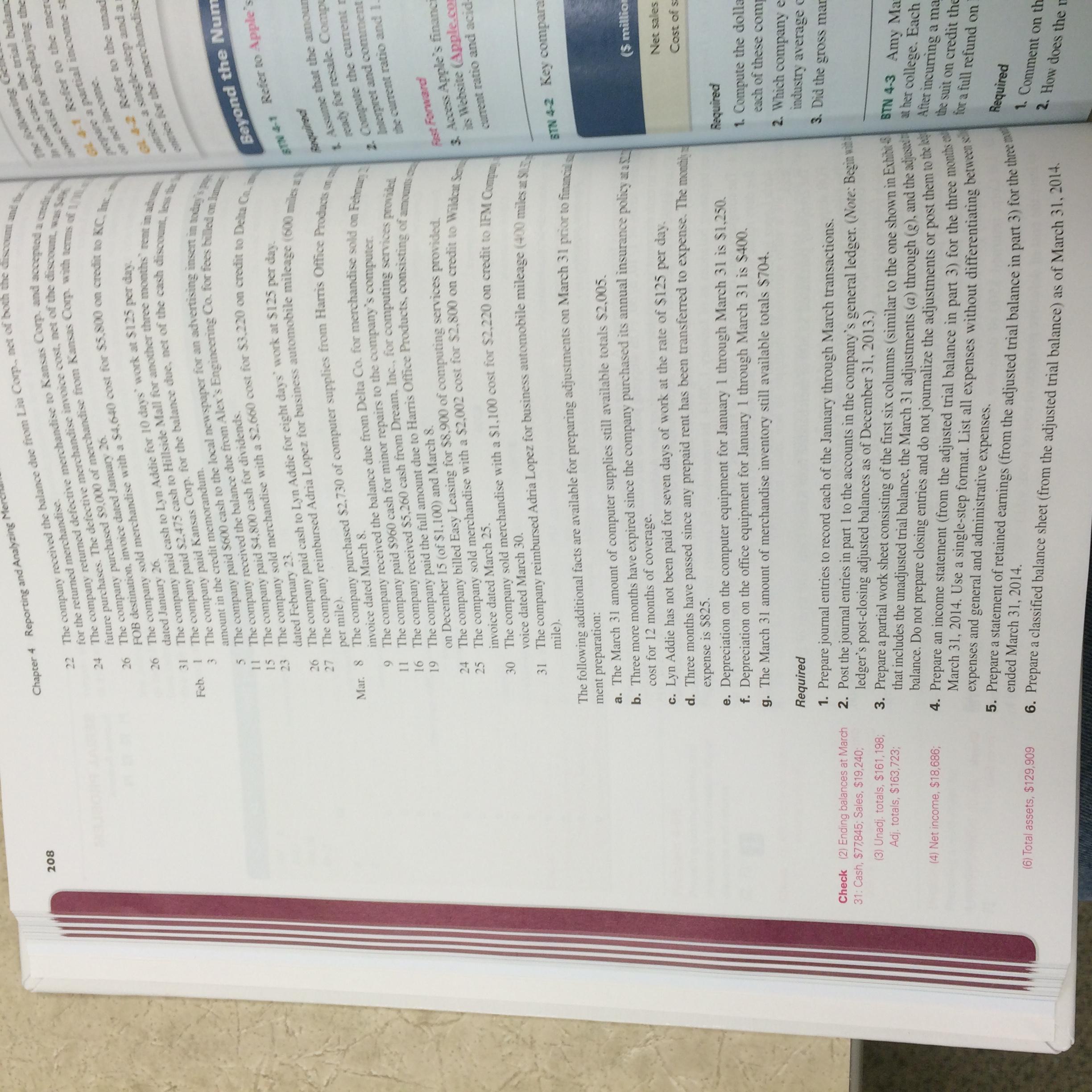 Mcgraw hill connect financial accounting answers chapter 4 homework image