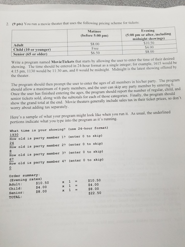 Homework conditionals image