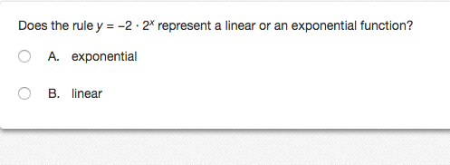 Solved Does The Rule Y 2 Middot 2 X Represent A Linear Chegg Com