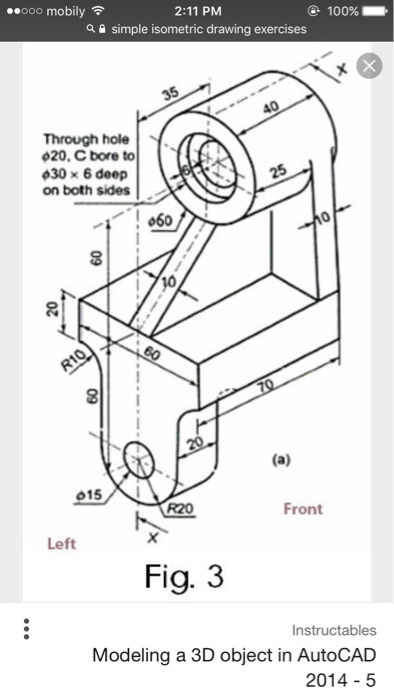 easy isometric drawing exercises