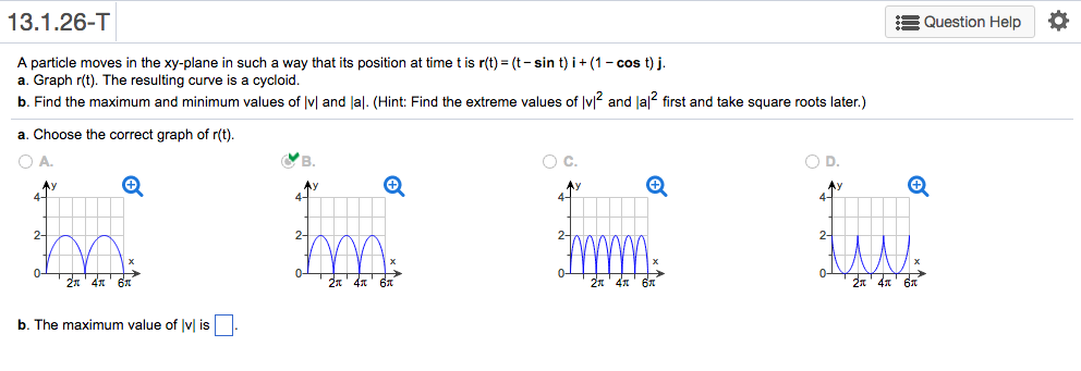 Solved A Particle Moves In The Xy Plane In Such A Way Tha Chegg Com