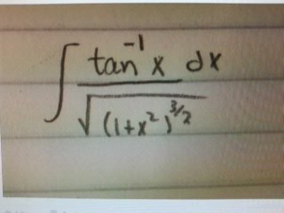 Solved Integral Tan 1 X Dx Squareroot 1 X 2 3 2 Chegg Com