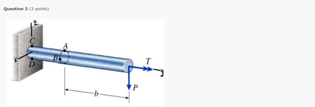 Solved B 3 Ft L 5 Ft T 500 Ft Lb Ccw P 500 Lb Di Chegg Com