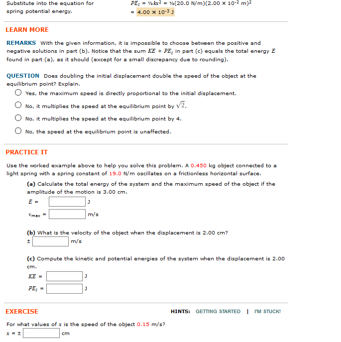 Solved 1 Points Sercp9 13 Ae 004 Example 13 4 The Ob Chegg Com