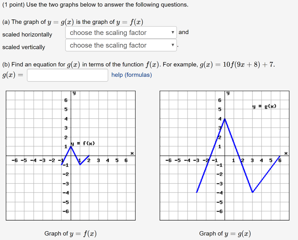 Solved 1 Point Use The Two Graphs Below To Answer The F Chegg Com